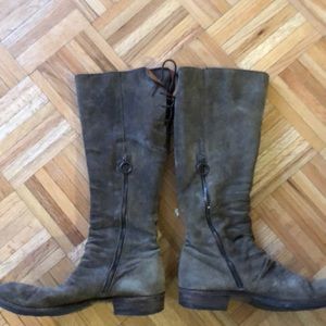 Fiorintini tall olive suede boots